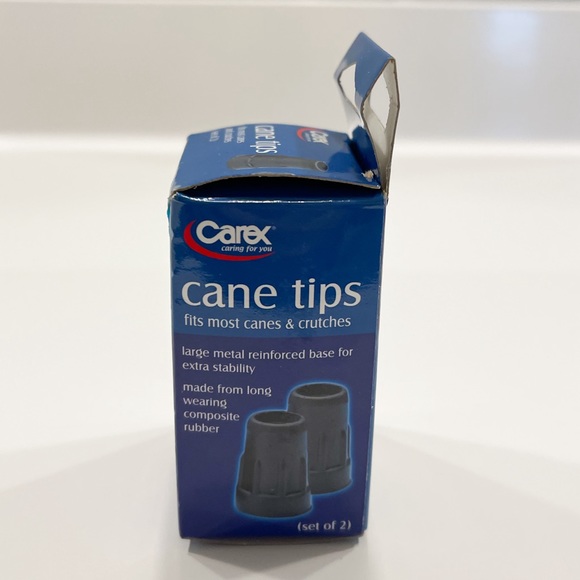 ONE Carex Cane Tip Fits Most Standard Canes and Crutches A719-11 7/8 Inches - Picture 7 of 7
